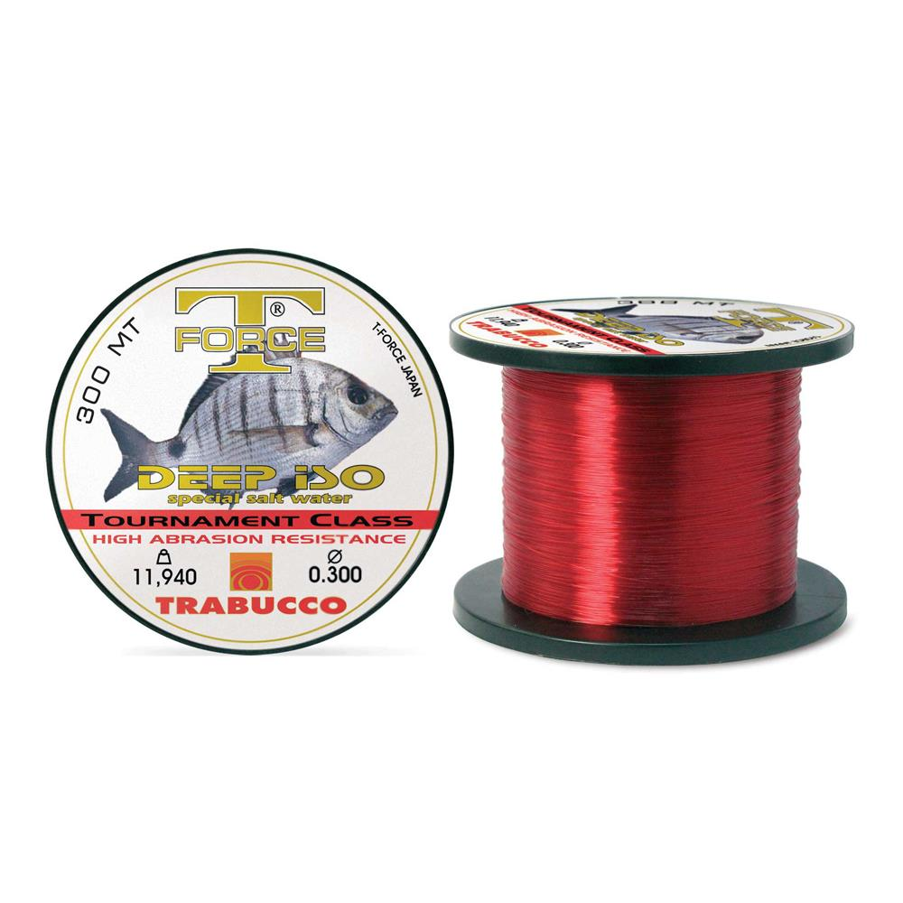 Trabucco T-Force Deep Iso Serisi 300m Monofilament Misina Standart-0,35