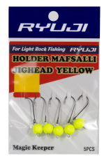 Ryuji Holder Mafsallı Jighead Yellow UV No:6