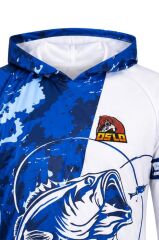 Oslo Performans Balıkçı T-Shirt Kapüşonlu Blue Bear
