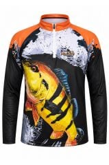 Oslo Performans Balıkçı T-Shirt Orange Fish