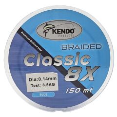 Kendo Classic 8X 150m Blue Örgü İp Misina 0.16