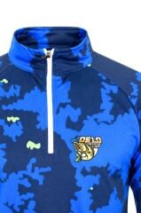Oslo Performans Balıkçı T-Shirt Blue Camo