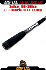 Oslo Anaconda 360cm 100-300gr Teleskopik Olta Kamışı