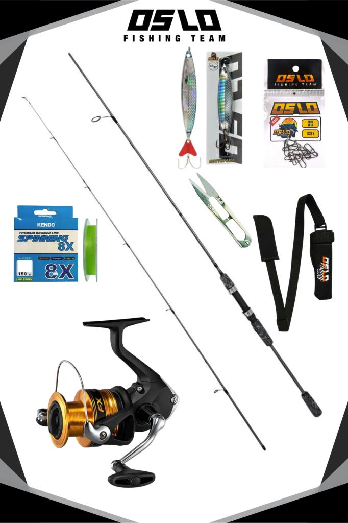 Shimano Fx 4000 Okuma Wave Up 270cm 10-40gr 8 Örgü Spin Olta Seti