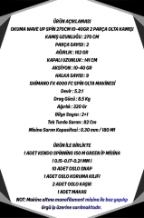 Shimano Fx 4000 Okuma Wave Up 270cm 10-40gr 8 Örgü Spin Olta Seti