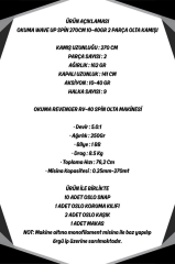 Okuma Wave Up 270cm 10-40gr Okuma Rv-40 8 Örgü Spin Olta Seti