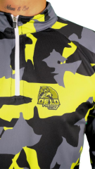 Oslo Performans Balıkçı T-Shirt Yellow Camo