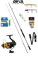 Shimano FX 4000 Oslo Legend 240cm 7-40gr 8 Örgü Karbon Spin Olta Seti