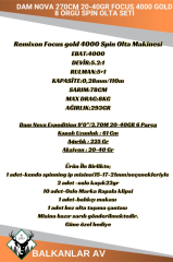 Dam Nova 270cm 20-40gr Focus 4000 GOLD 8 Örgü Spin Olta Seti