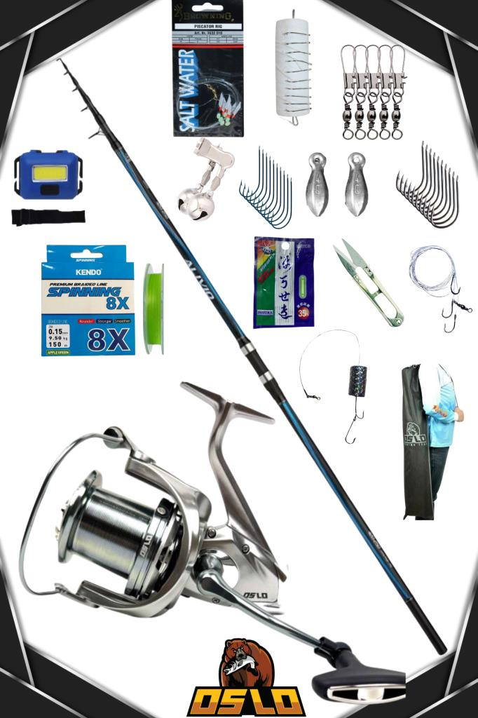 Shimano Alivio GX Surf 420cm 200gr Oslo Surf Max 10000 Profesyonel Surf Olta Seti