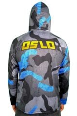 Oslo Performans Balıkçı T-Shirt Kapüşonlu Original Bear