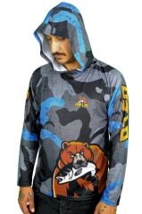 Oslo Performans Balıkçı T-Shirt Kapüşonlu Original Bear