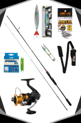Shimano Fx 4000 Ryuji Luna 270 cm 5-55 gr 8 Örgü Spin Olta Seti