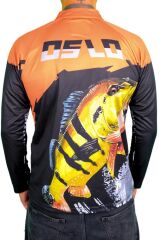Oslo Performans Balıkçı T-Shirt Orange Fish