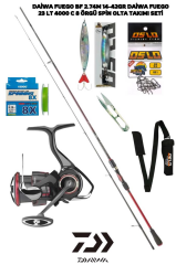Daiwa Fuego BF 2.74m 14-42gr Daiwa Fuego 23 LT 4000 C 8 Örgü Spin Olta Takımı Seti