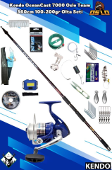Oslo Team 360cm 100-200gr Kendo Oceancast 7000 Olta Seti