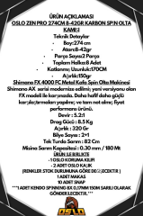 Shimano FX 4000 Oslo Zen Pro 274cm 8-42gr 8 Örgü Spin Olta Seti