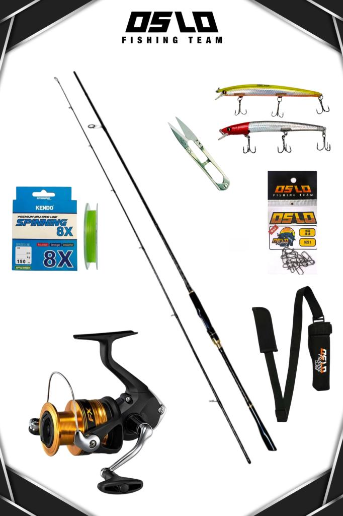 Shimano FX 4000 Oslo Zen Pro 274cm 8-42gr 8 Örgü Spin Olta Seti