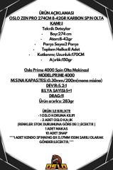 Oslo Zen Pro 274cm 8-42gr Oslo Prime 4000 Spin Olta Seti