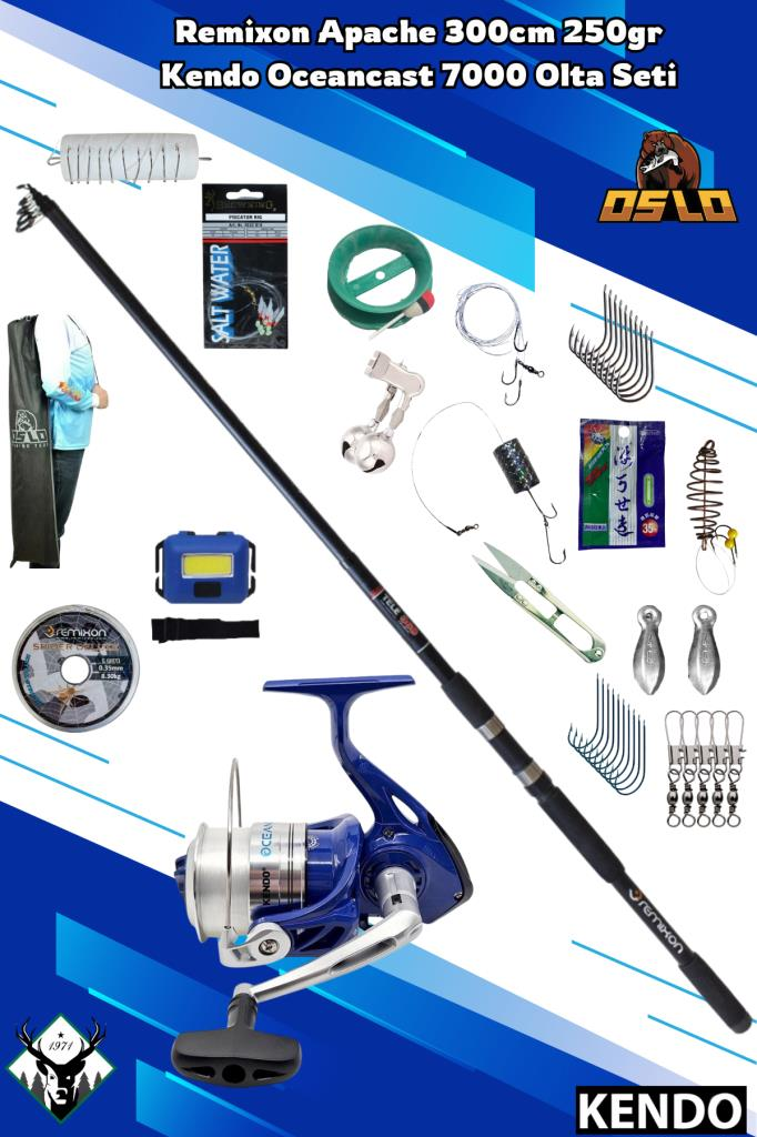 Remixon Apache 300cm 250gr Kendo Oceancast 7000 Olta Seti