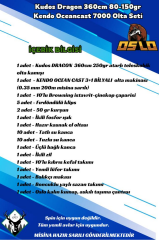 Kudos Dragon 360cm Kendo Oceancast 7000 Olta Seti