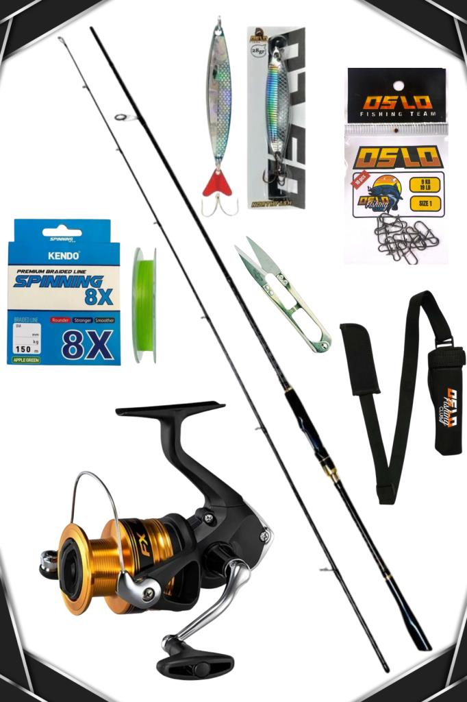 Oslo Zen Pro 244cm 6-32gr Shimano FX C3000 Spin Olta Seti