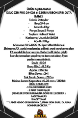 Oslo Zen Pro 244cm 6-32gr Shimano FX C3000 Spin Olta Seti