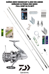 Daiwa Crosscast 420cm 100-225gr Shimano Ultegra XSE 14000 Full Surf Olta Seti