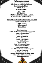 Oslo Elegance 6000 Remixon Apache 300cm 250gr Göl ve Deniz Olta Seti