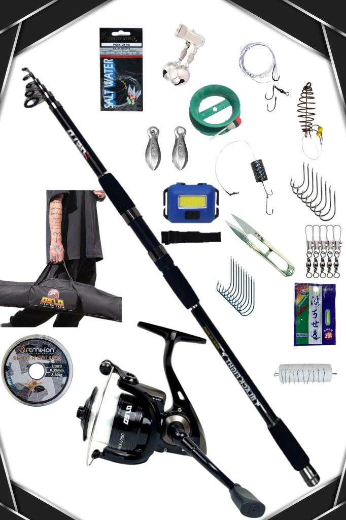 Oslo Elegance 6000 Oslo Black Fight 360cm 100-200gr Göl ve Deniz Olta Seti