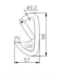 CT LIME DUZ KAPI KARABINA