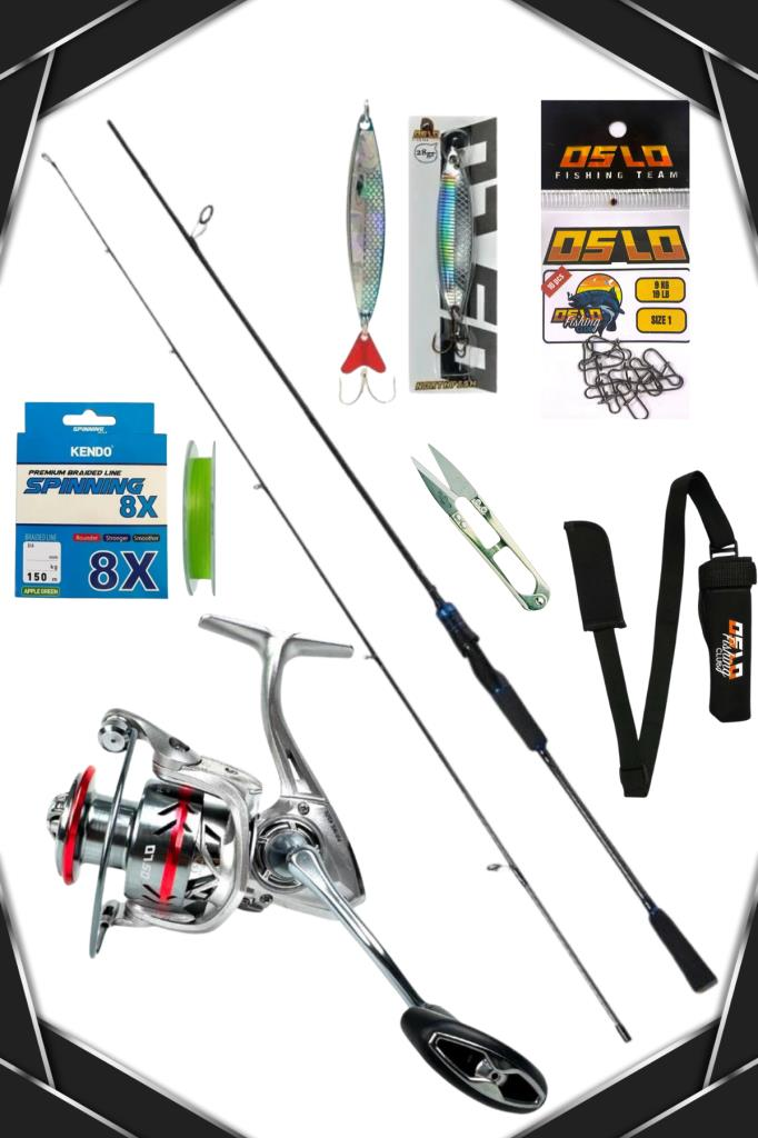 Oslo Prime 4000 Oslo Legend 240cm 7-40gr 8 Örgü Spin Olta Seti