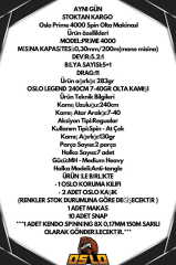 Oslo Prime 4000 Oslo Legend 240cm 7-40gr 8 Örgü Spin Olta Seti