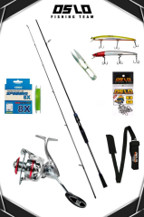 Oslo Prime 4000 Oslo Legend 270cm 7-40gr 8 Örgü Spin Olta Seti