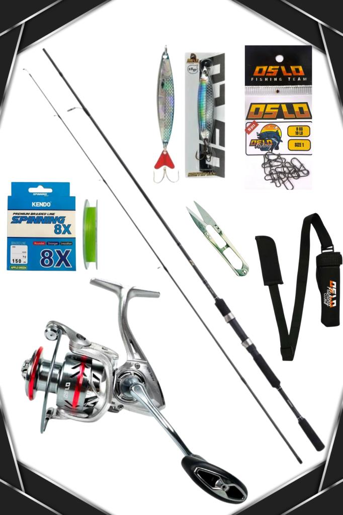 Oslo Prime 3000 Shimano FX XT 270Cm 10-30gr 8 Örgü Spin Olta Seti