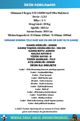 Shimano Sonora AX 420cm 200gr Shimano Ultegra 14000 XTE Profesyonel Surf Olta Seti