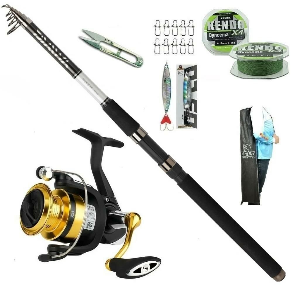 Daiwa Sensor 240cm 10-40gr Daiwa Rs 3000C Tele Spin Olta Takımı Seti