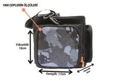 Fujin Black Camo Helper Bag - Balıkçı Çantası