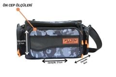 Fujin Black Camo Helper Bag - Balıkçı Çantası