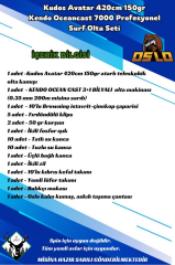 Kendo Oceancast 7000 Kudos Avatar 400cm 150gr Tam Takım Surf Olta Seti