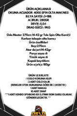 Oslo Master Telespin 270cm 14-42gr Okuma Acuador 4000 8 Örgü Spin Olta Seti