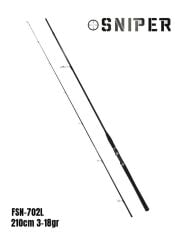 Fujin Sniper 210cm 3-18gr Light Spin Kamış FSN-702L