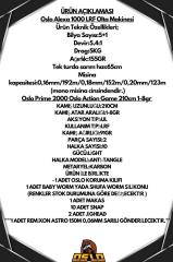 Oslo Alexa 1000 Oslo Action Game 210cm 1-8gr LRF Olta Seti