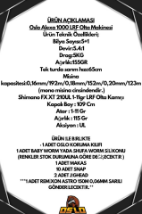 Oslo Alexa 1000 Shimano FX XT 210cm 1-11gr LRF Olta Seti