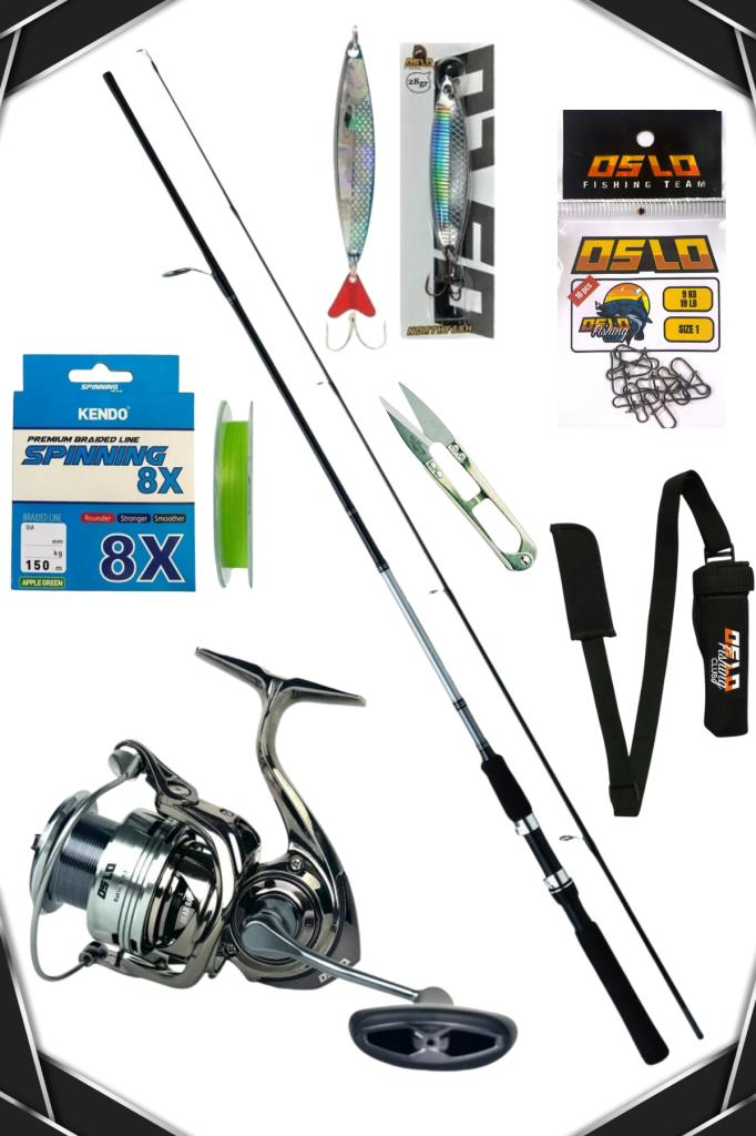 Oslo Next 4000 Daiwa Sweepfire 270cm 20-60gr 8x Spin Olta Seti