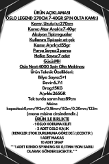 Oslo Next 4000 Oslo Legend 270cm 7-40gr 8X Spin Olta Seti