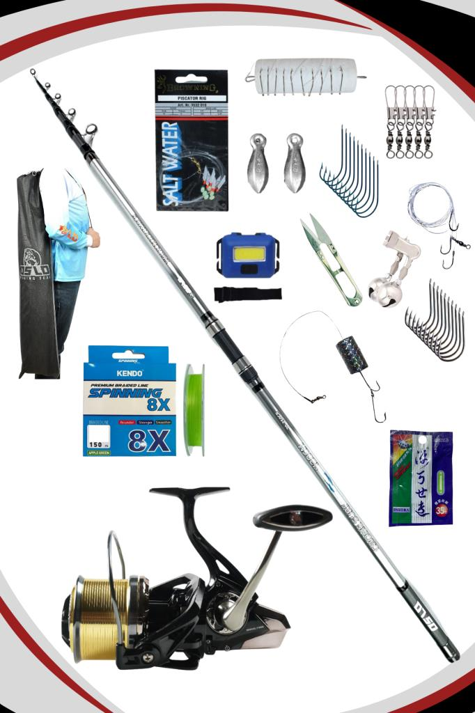 Oslo Crome Surf 420cm 70-250gr Ryuji Marvel II 8000 8X Tam Takım Surf Olta Seti