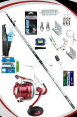 Oslo Crome Surf 420cm 70-250gr Okuma Wave-X 8000 8X Tam Takım Surf Olta Seti