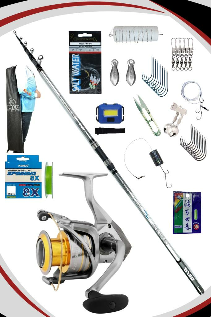 Oslo Crome Surf 420cm 70-250gr Okuma Avenger AV 8000 8X Tam Takım Surf Olta Seti