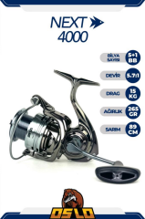 Oslo Next 4000 Big Bass 270cm 15-40gr 8X Spin Olta Seti